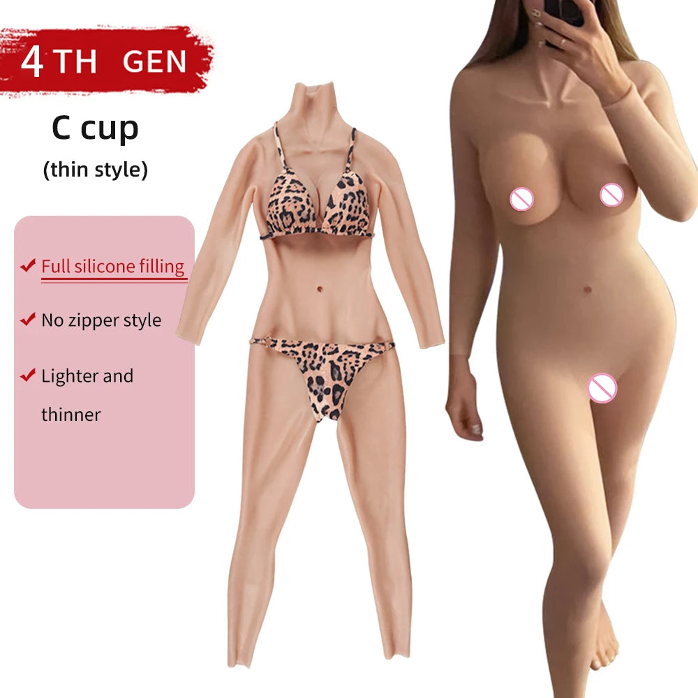 Full Body Silicone Onesie No Oil Crossdresser