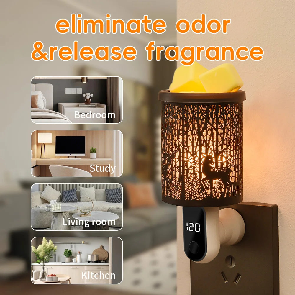 Scented Wax Melting Burner Aromatherapy Wax Melt Warmer Indoors Electric Fragrance Diffuse