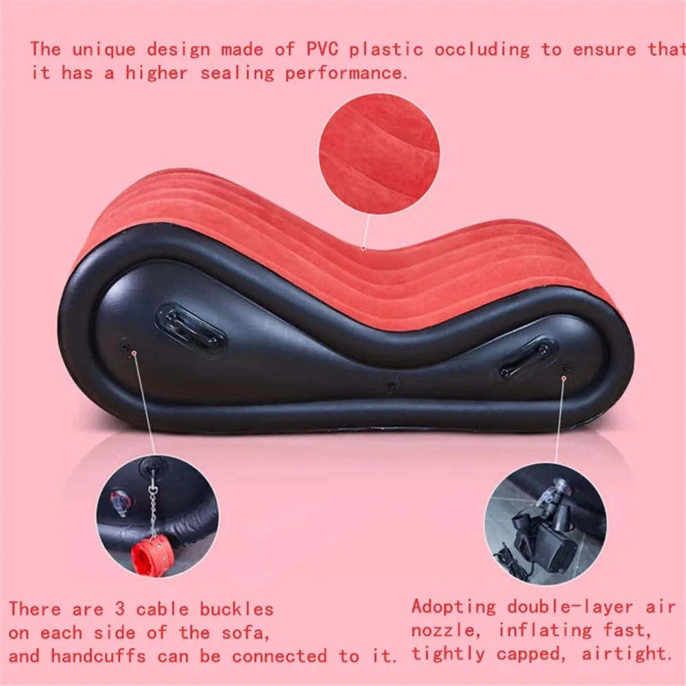 Inflatable Sex Sofa Positions Assistance