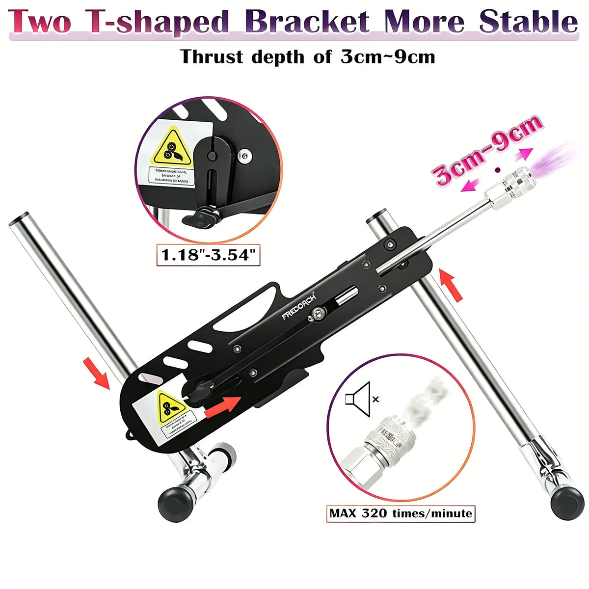 80W/86W/70W Sex Machine for Women and Men