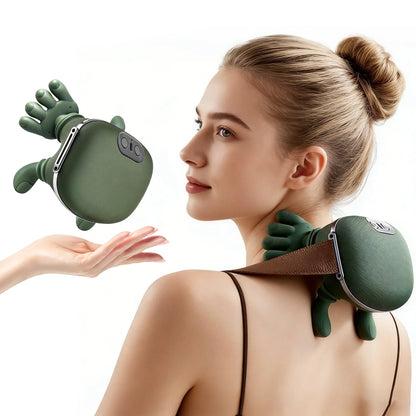Neck Massager, Hand Warmer. Wireless Portable 3D Kneading Massager. Suitable for Deep Tissue Massage. Leg and Neck Massage