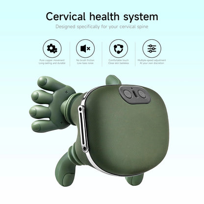 Neck Massager, Hand Warmer. Wireless Portable 3D Kneading Massager. Suitable for Deep Tissue Massage. Leg and Neck Massage