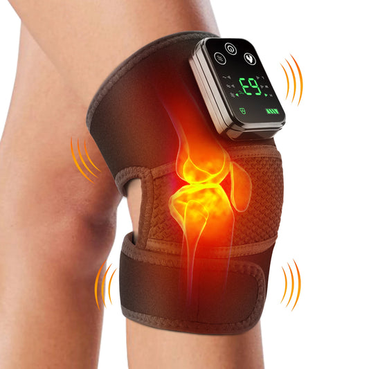 Knee Heating Massager Hot Compress Vibration Massage Elbow Shoulder Support Knee Pad