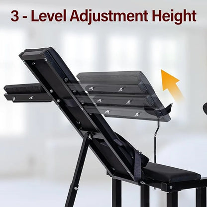 Obedience Chair with Adjustable Thrusting Speed Sex Machine Heavy Duty Leg Spreader