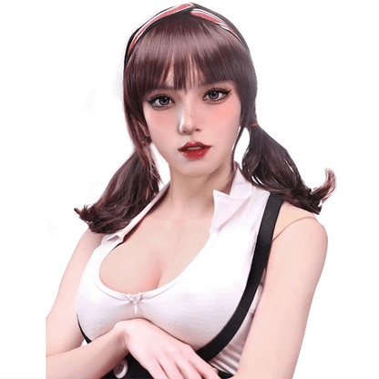High Collar Silicone Breast Forms Breastplate For Crossdresser
