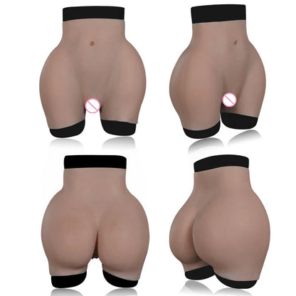 Silicone Realistic Vagina Panties Butt Hip Enhancer Crossdressing