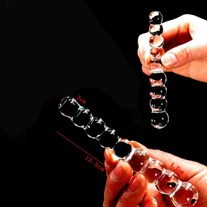 Female Crystal Glass Dildo Wand