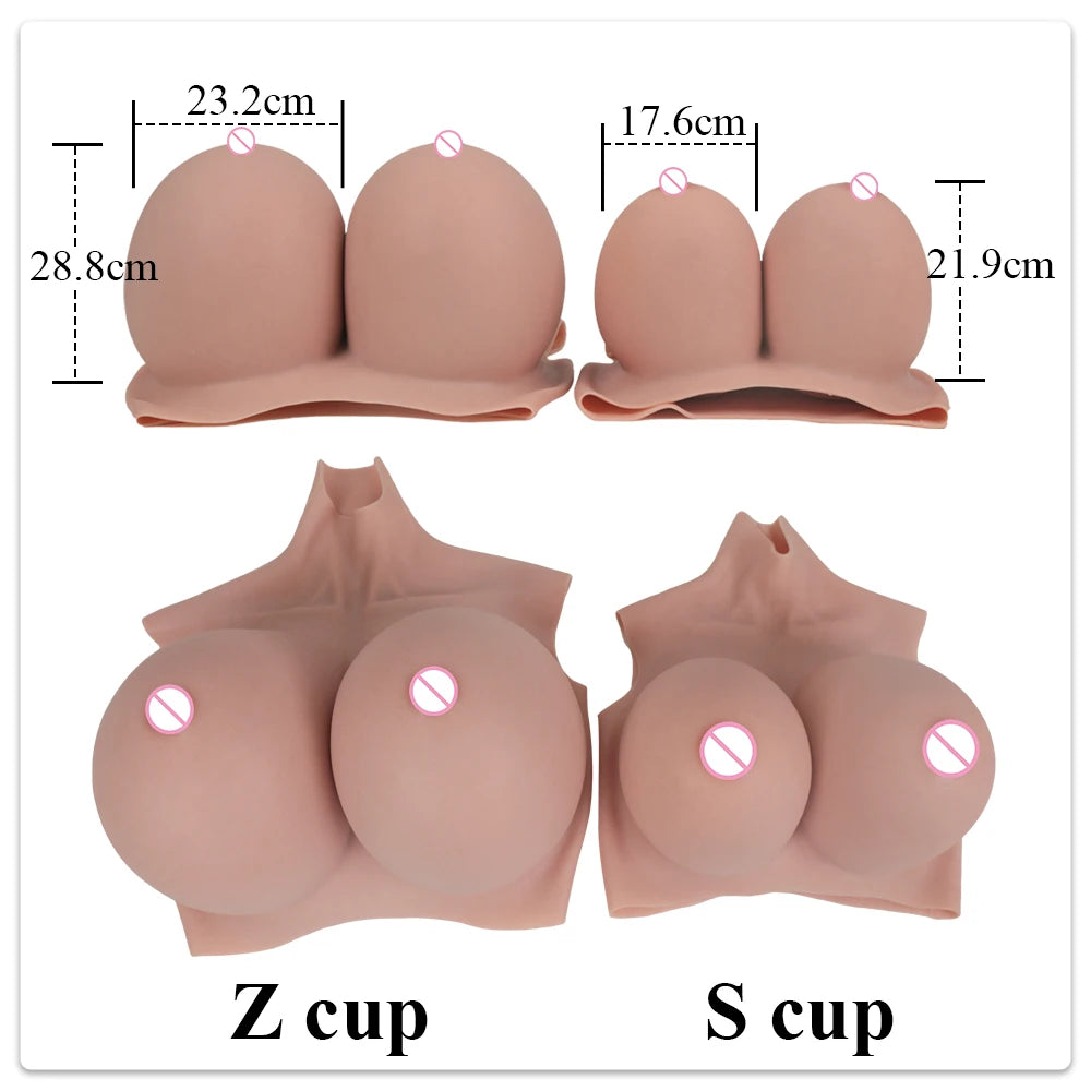 Silicone Big breasts Realistic silicone