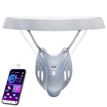 Male Masturbator Wearable Penis Vibrator APP Control