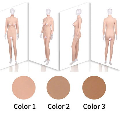 Drag Queen Silicone Bodysuit Realistic Breast With Arms Crossdresser
