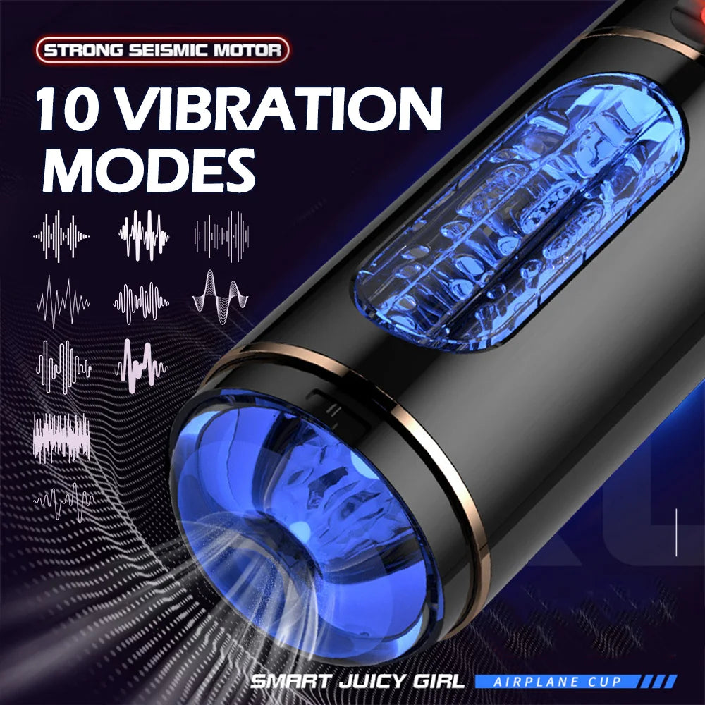 Men's Masturbator Intelligent Voice Penis Training Vibrator