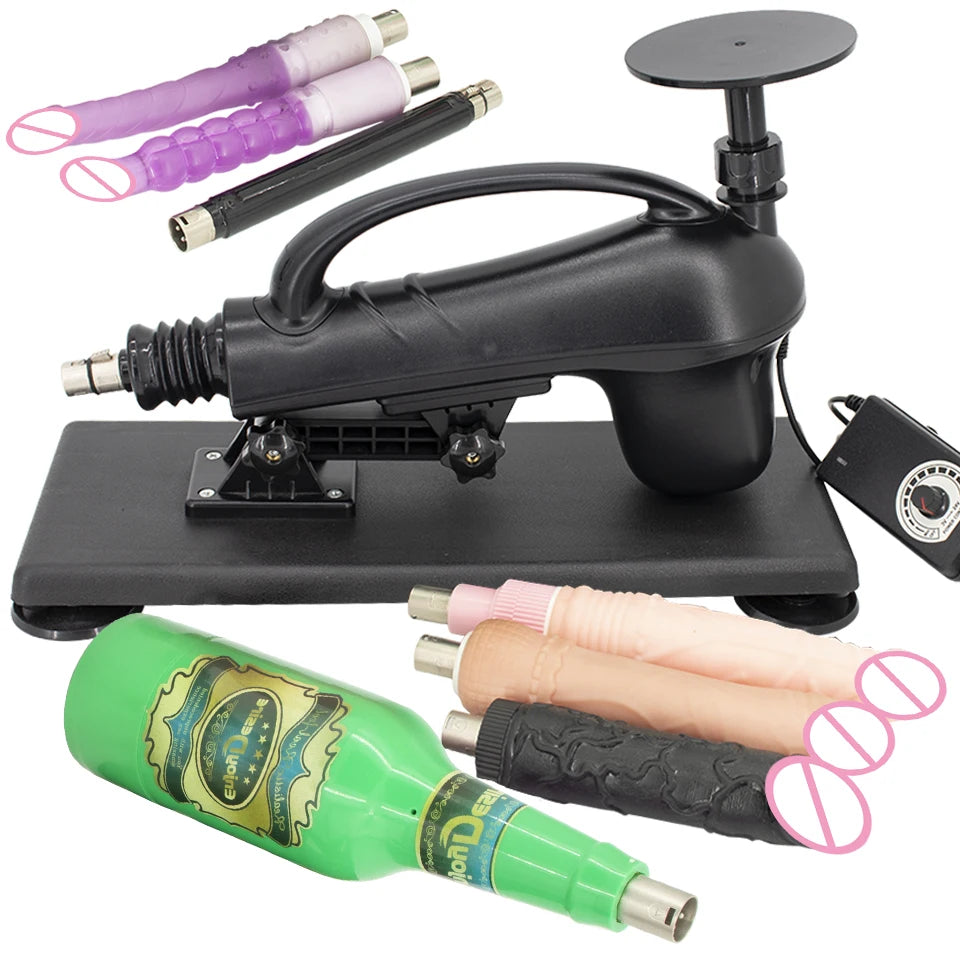 Sex Machine for Women and Men with Dildo Attachment
