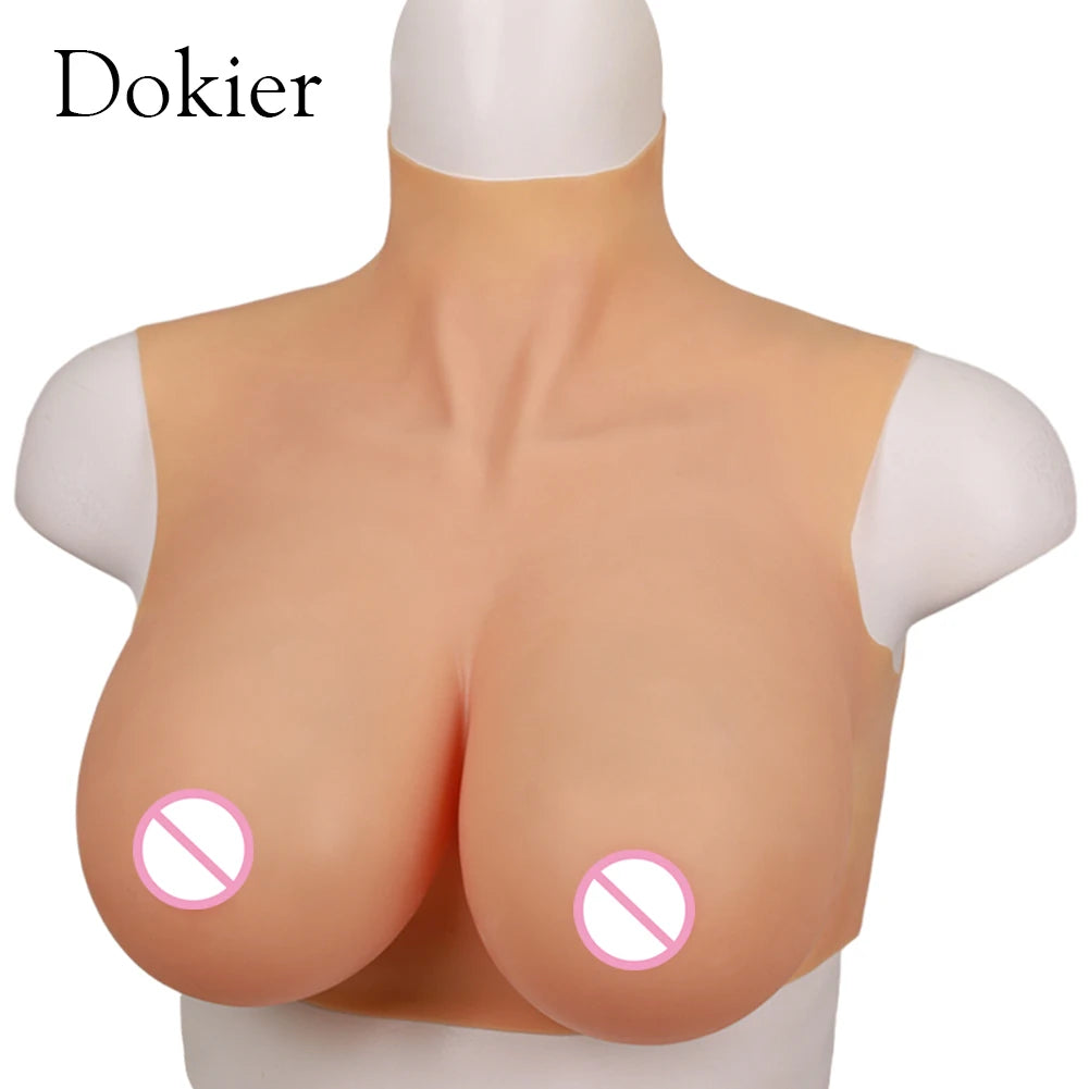 Thin Silicone Breast Crossdresser