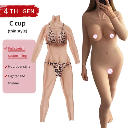 Full Body Silicone Onesie No Oil Crossdresser