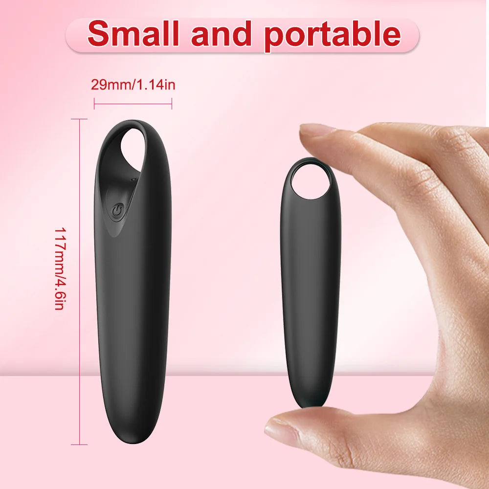 Mini Portable Female Masturbator G-Spot Clitoral Stimulator