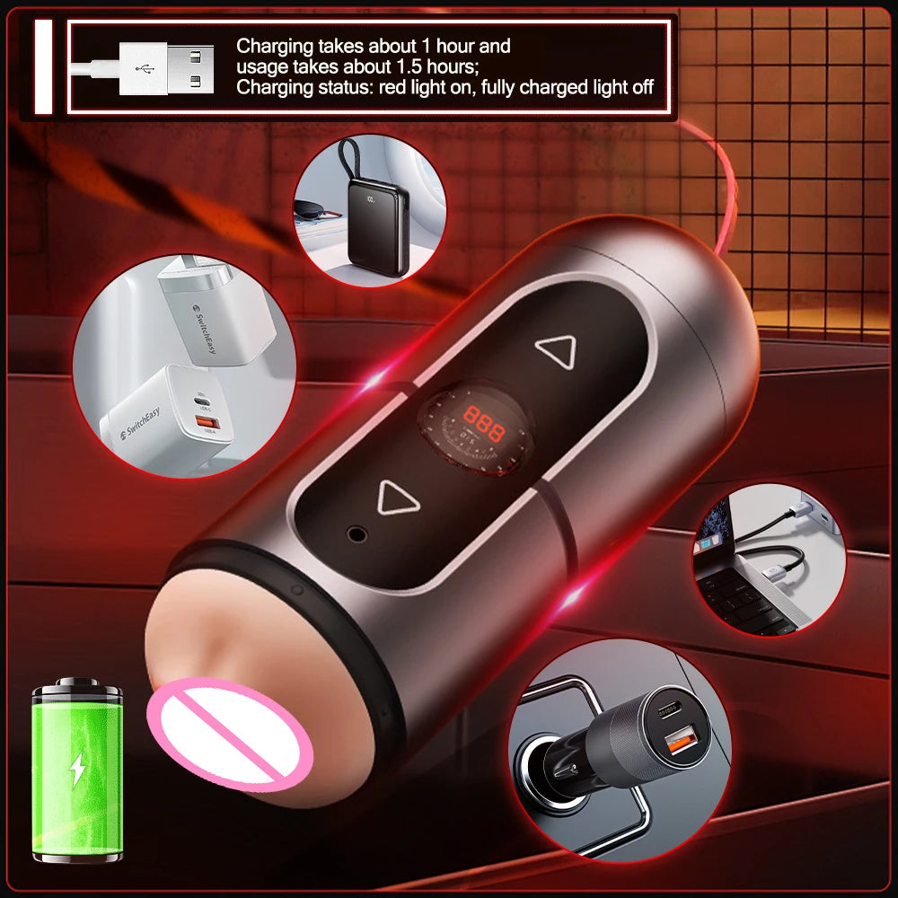 Automatic Male LCD Masturbator
