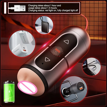 Automatic Male LCD Masturbator