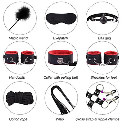 BDSM Toy for Adult Couples, 34pcs Sex Toys Kit