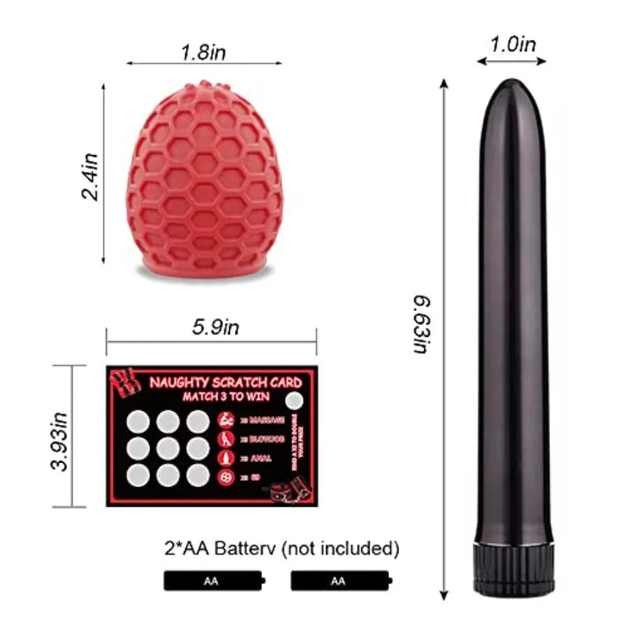 BDSM Toy for Adult Couples, 34pcs Sex Toys Kit