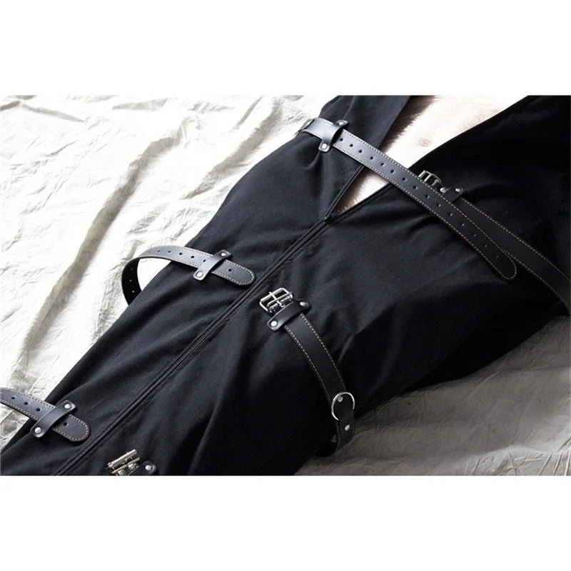 Full Body Harness Straightjacket Sleep Mummy Bag Sack BDSM Bondage Slave Restraints