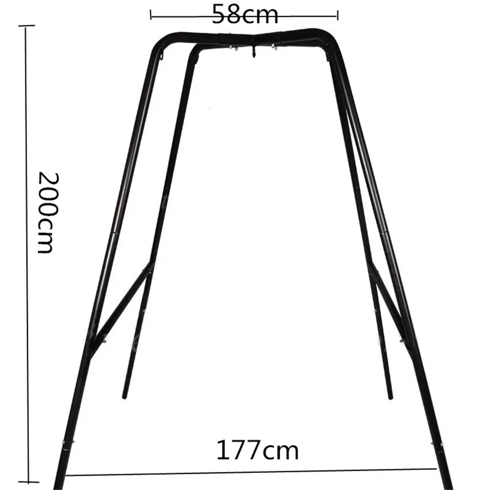 Heavy Duty Leather Sex Swing Freestanding Steel Frame