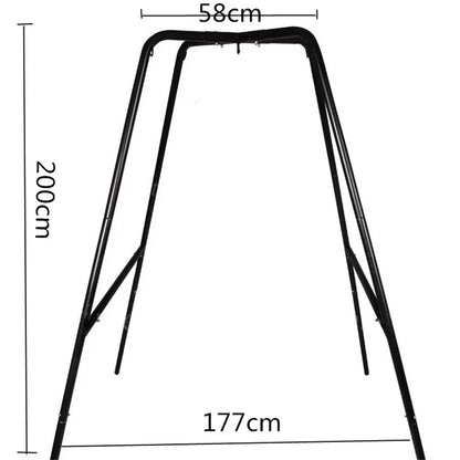 Heavy Duty Leather Sex Swing Freestanding Steel Frame