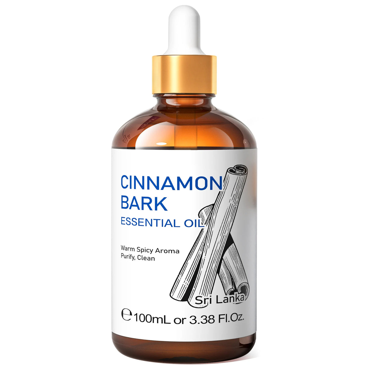 Spearmint Vanilla Rose Cinnamon Lemon Essential Oils,100ML Pure Oil for Diffuser,  Humidifier, Massage Muscle Relief Bath