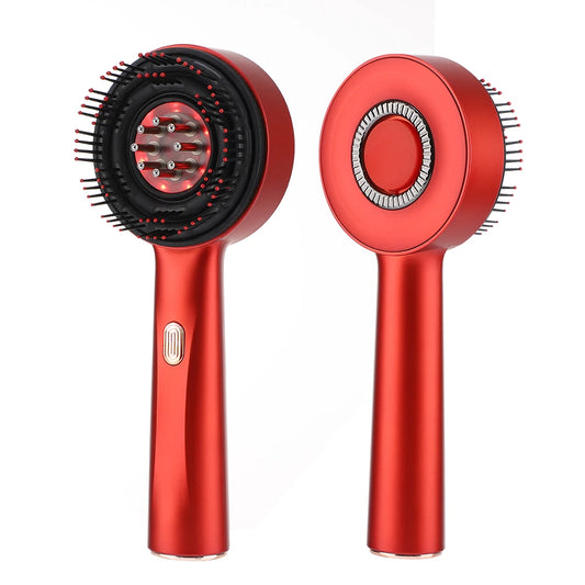 Electric Vibration Massage Comb Red Light Hair Growth Massage Scalp Brush Anti Hair Loss