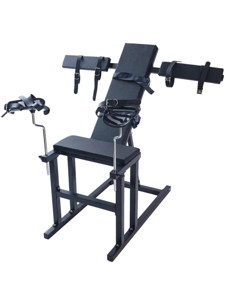 Obedience Chair with Adjustable Thrusting Speed Sex Machine Heavy Duty Leg Spreader