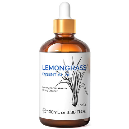 Spearmint Vanilla Rose Cinnamon Lemon Essential Oils,100ML Pure Oil for Diffuser,  Humidifier, Massage Muscle Relief Bath