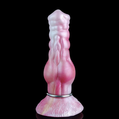 Big Knot Wolf Dildo Inflatable Anal Soft Silicone Sex Toy
