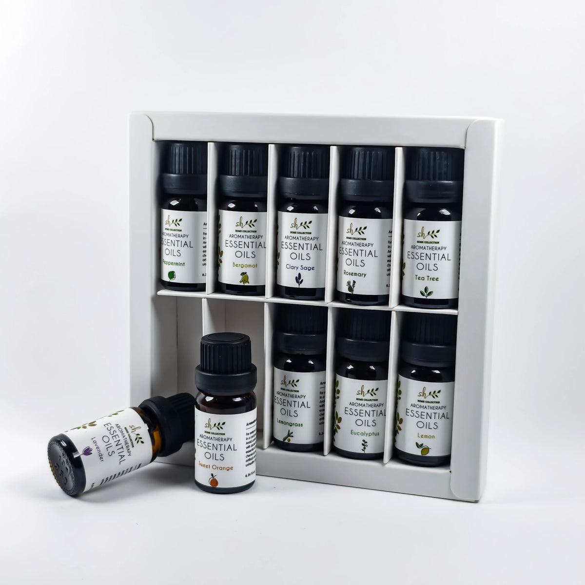 10Pcs&6pcs Essential Oil Gift Set, for Diffuser, Humidifiers, Skin Care, Massage