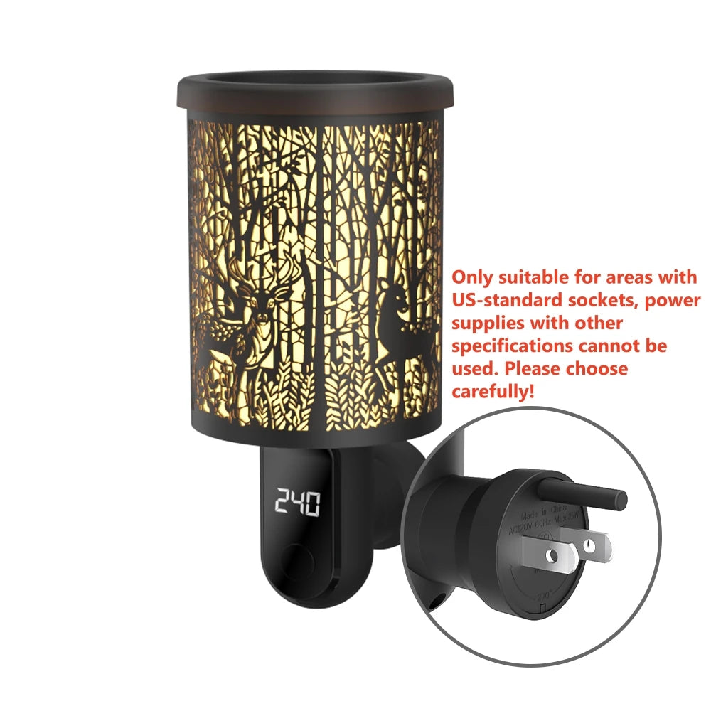 Scented Wax Melting Burner Aromatherapy Wax Melt Warmer Indoors Electric Fragrance Diffuse