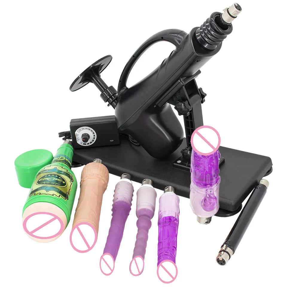 Sex Machine for Women and Men with Dildo Attachment