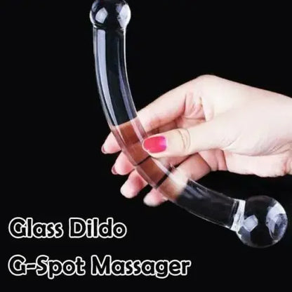 Female Crystal Glass Dildo Wand