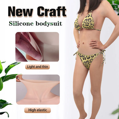 Silicone Bodysuit Fake Vagina Realistic Breast For Crossdresser