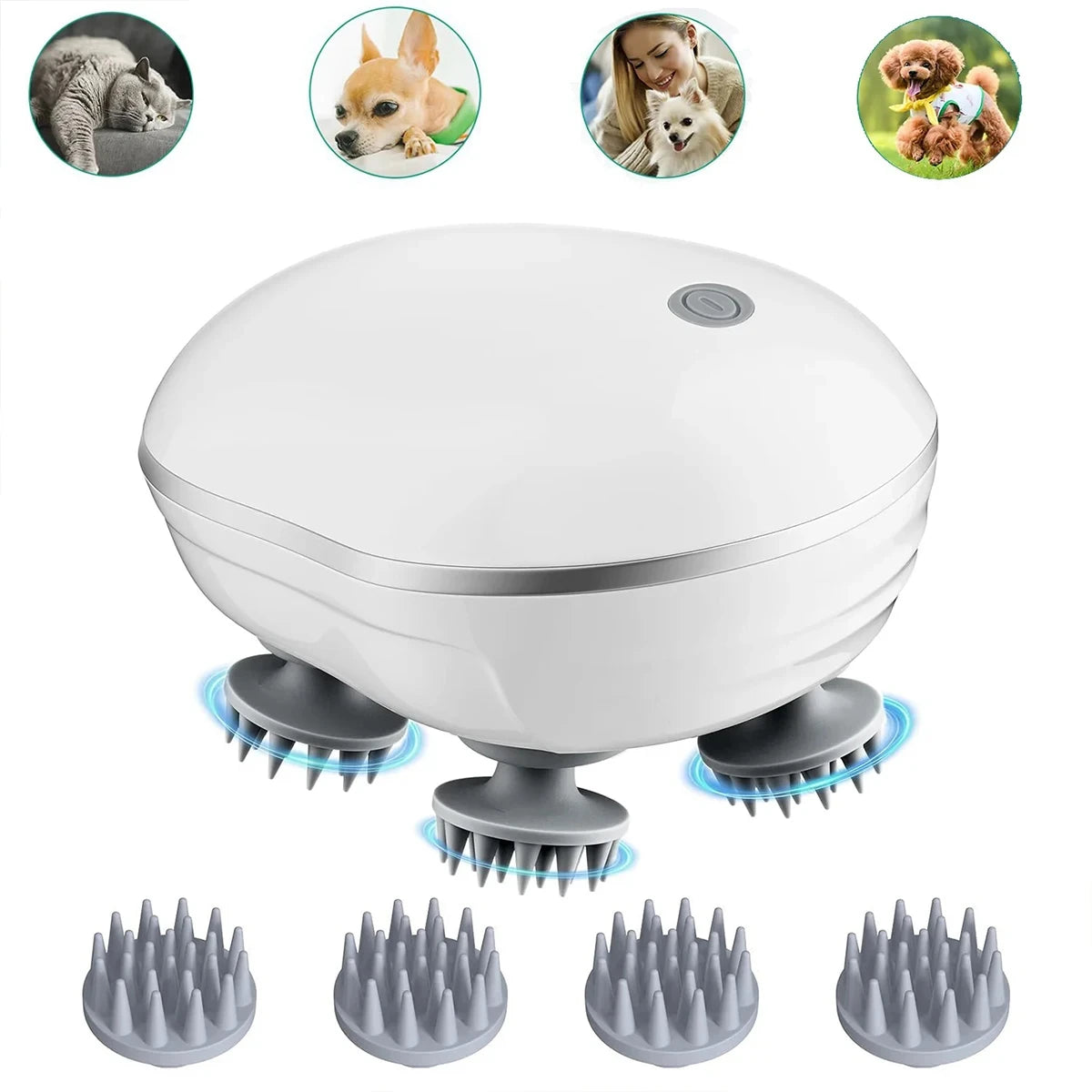 Head Massager with Adjustable Speed for Scalp