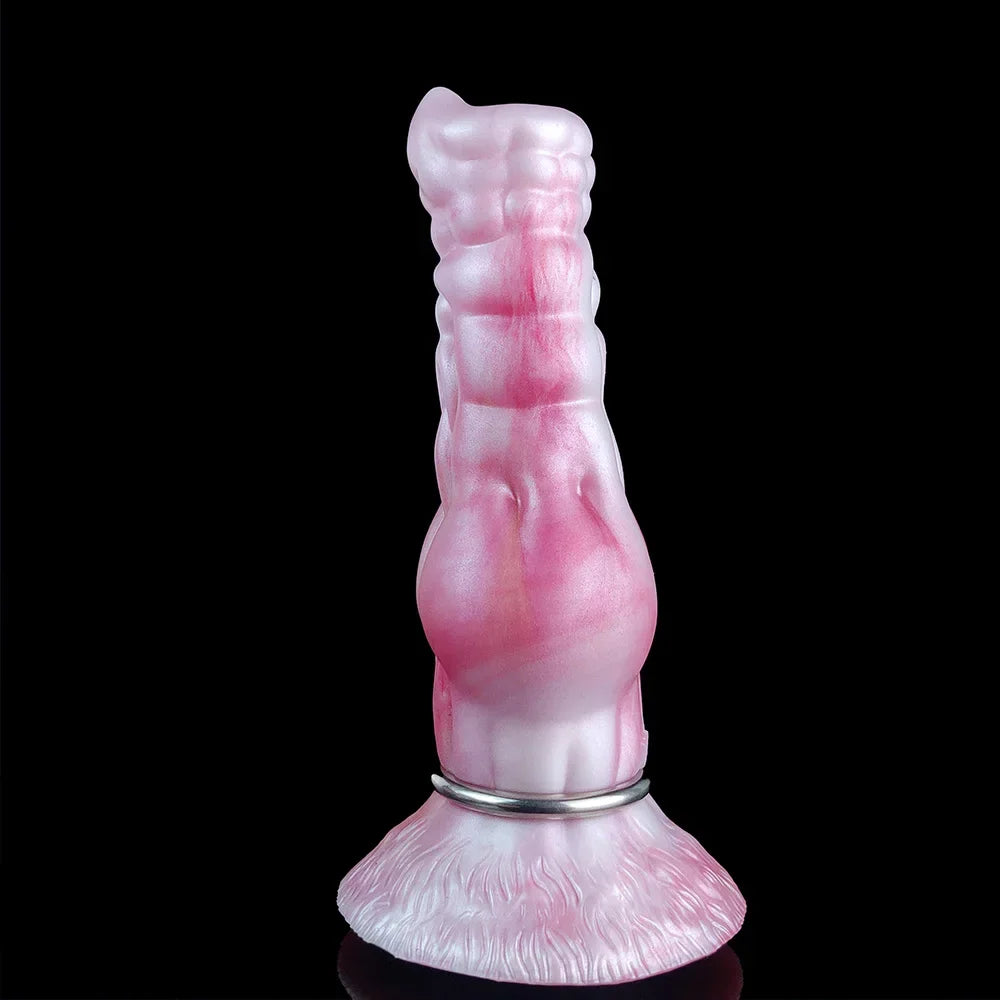 Big Knot Wolf Dildo Inflatable Anal Soft Silicone Sex Toy