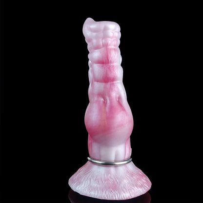 Big Knot Wolf Dildo Inflatable Anal Soft Silicone Sex Toy