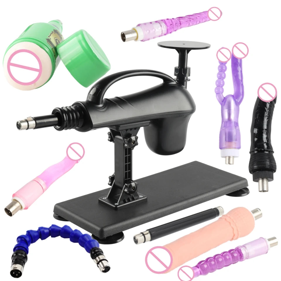 Sex Machine for Women and Men with Dildo Attachment