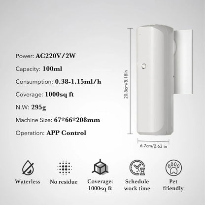 Plug in Oil Diffuser Bluetooth Aromatherapy