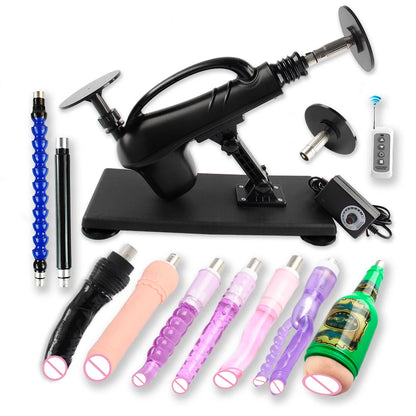 New Wireless Control Sex Machine for Woman Adjustable Masturbating Pumping SexTooys for Men Adult Toys Upgrade Vibrator Dildo