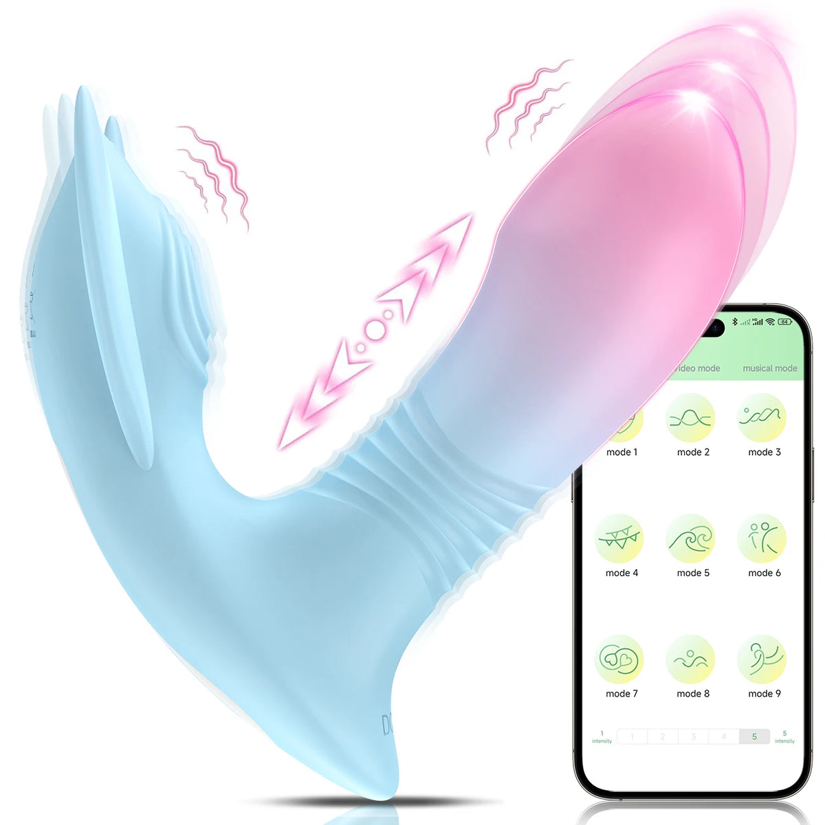 Wearable APP Control Female Vagina Vibrator G Spot Clitoris Stimulator
