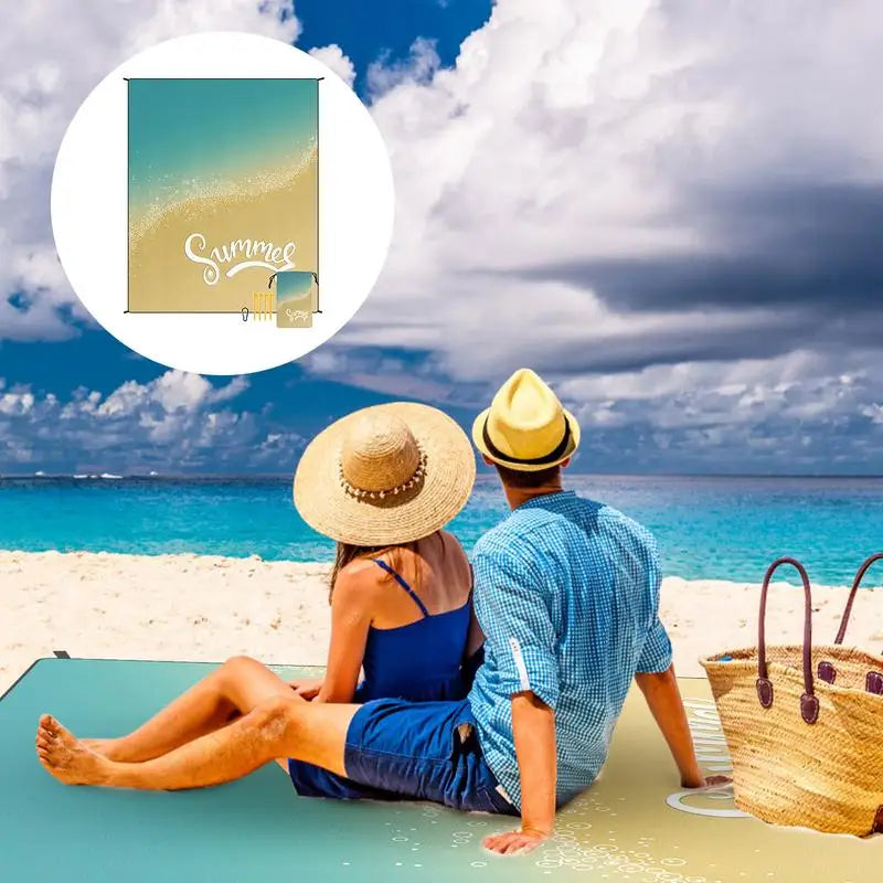 Waterproof Beach Blanket Quick Drying Extra Large