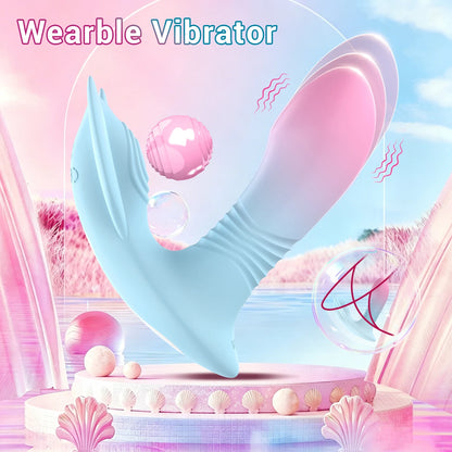 Wearable APP Control Female Vagina Vibrator G Spot Clitoris Stimulator