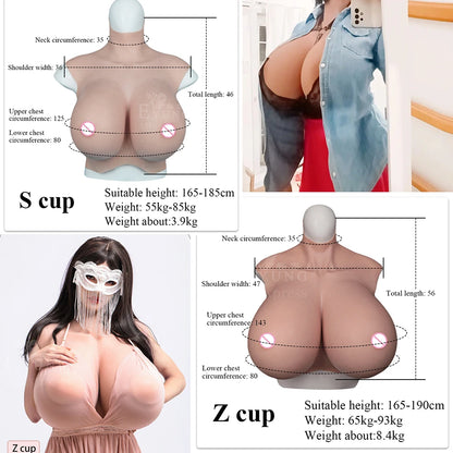 Silicone Big breasts Realistic silicone