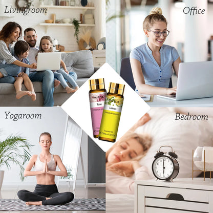 9pcs Essential Oils Gift Set 10ml For Aromatherapy Diffuser Candle Making