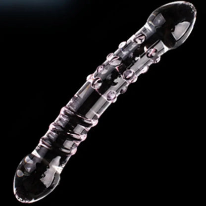 Female Crystal Glass Dildo Wand