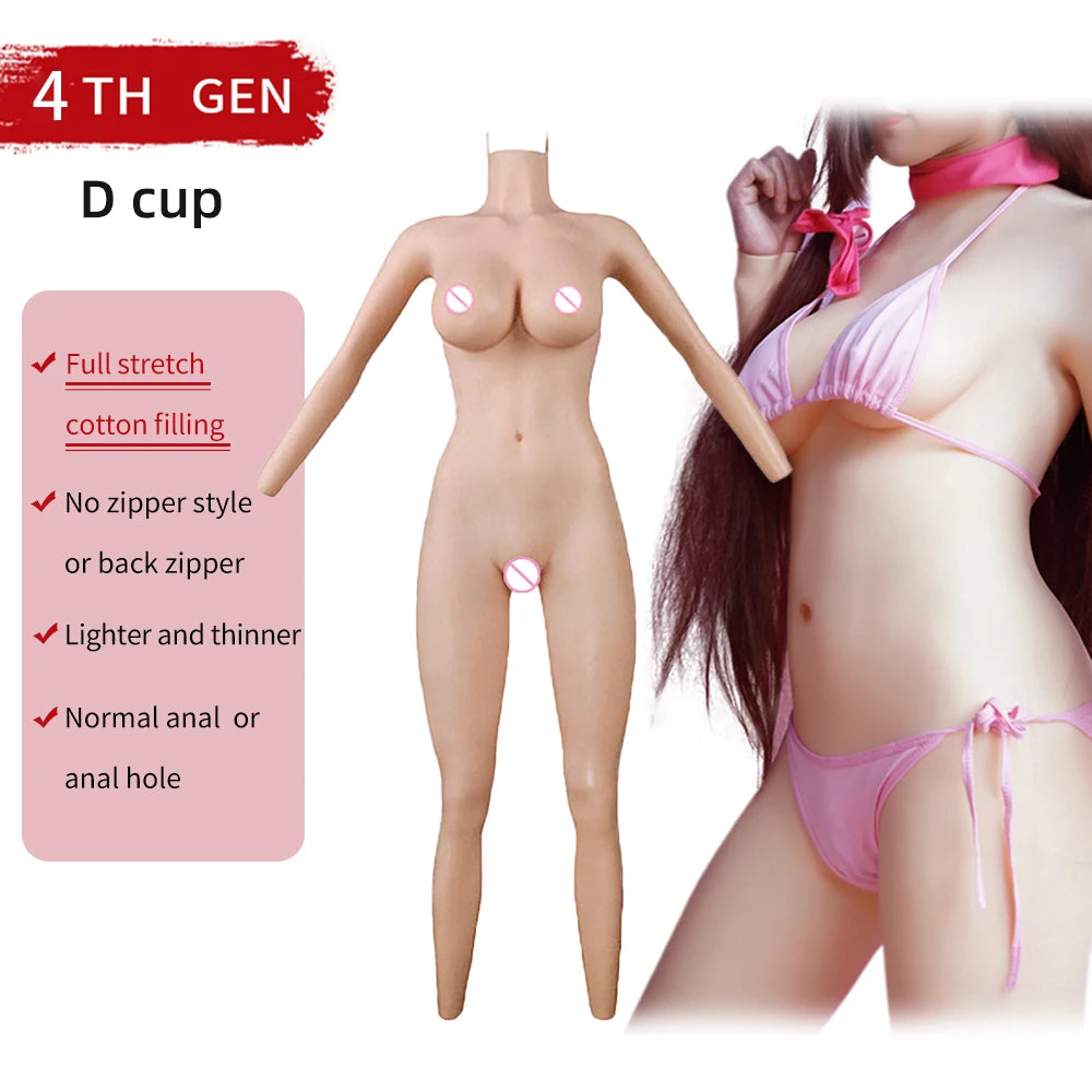 Full Body Silicone Onesie No Oil Crossdresser