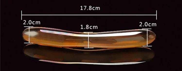 Female Crystal Glass Dildo Wand